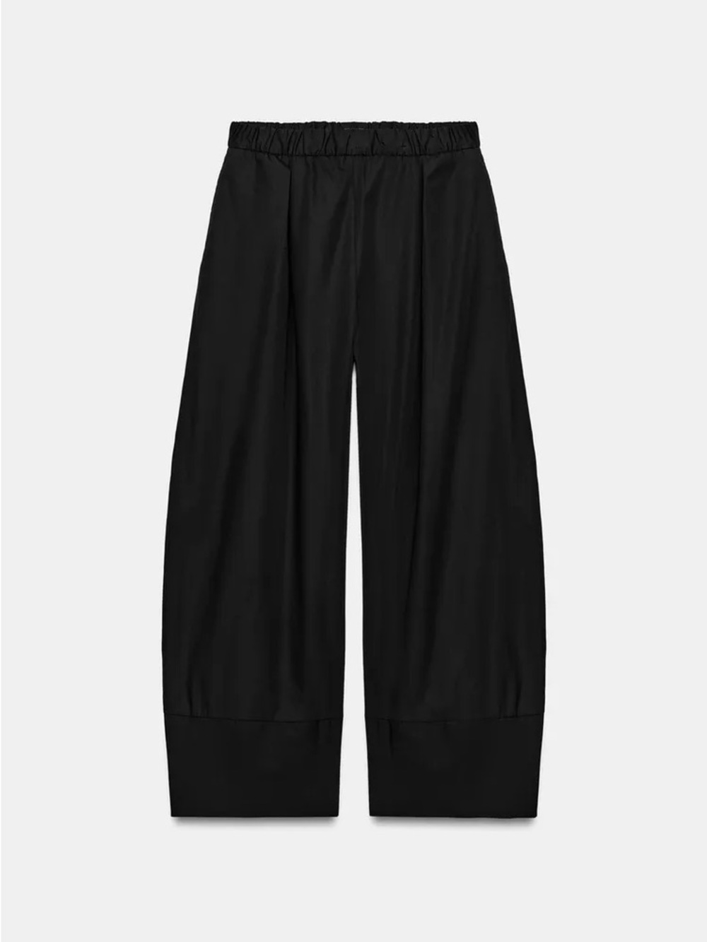 Zara Poplin Wide Leg Crop Pant Size Small